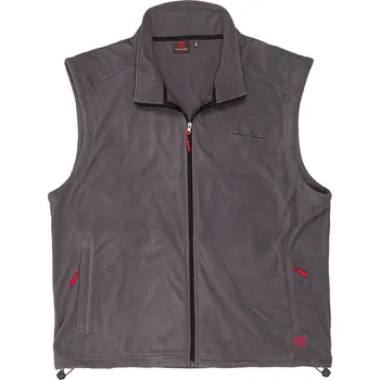 Pánská vesta Velká fleecová vesta bez rukávů Adamo 169922-740 šedá (7XL)