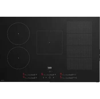 Varná deska Indukční varná deska Beko HII85780UFT bPro500 78 cm Černá