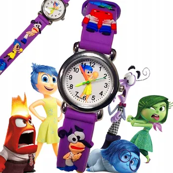 Hodinky KLASICKÉ DĚTSKÉ HODINKY S VÝUKOVÝM CÍLEM FIALOVÉ