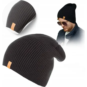 Čepice Zimní čepice Brødrene černá, univerzální velikost