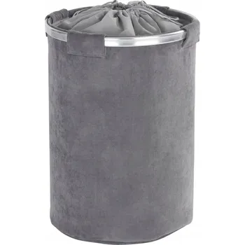 Koš na prádlo KOŠ na prádlo ŠEDÝ KONTEJNER KULATÝ 68L WENKO