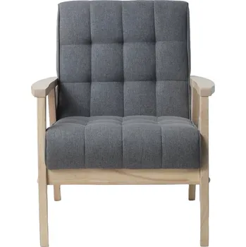 Křeslo Křeslo PALAVAN, tmavě šedá/bílá lazura - II. jakost, POUZE OSOBNÍ ODBĚR + vyzvednutí ZDARMA