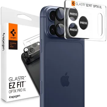 Spigen - Optik.tR EZ Fit Pro XL sklo fotoaparátu - iPhone 17 Pro Max - černé