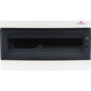 Rozvaděč Rozvodnice nástěnná 18 modulů ECT18PT-s IP40 ETI