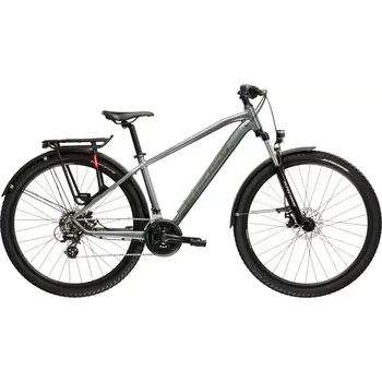Dětské kolo KROSS HEXAGON 2.0 EQ, rám 17" (M), model 2026, pneu 27,5", barva šedá/tmavě šedá - ZDARMA dopravné, seřízení, odborná montáž a sada světel! (Záruka nejlepší ceny. Nalezli jste někde lepší cenu? Napište nám a zkusíme ji trumfnout! )