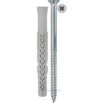 Hmoždinka Friulsider X3+vrut ZH Nyl/Pz 10x80/10 Balení: 50 ks NDDEL10080AFO0