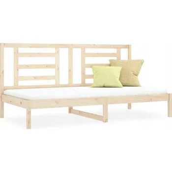 Obraz Dřevěná denní postel z borovice 205,5x96x100 cm, přírodní