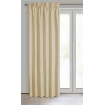 Závěs Dekorační závěs RAISA béžová 140x270 cm (cena za 1 kus) MyBestHome