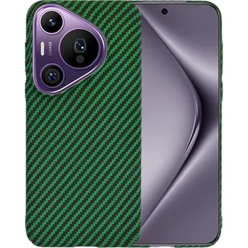 Pouzdro na mobilní telefon Techsuit FiberShell kryt Huawei Pura 70 Pro zelený