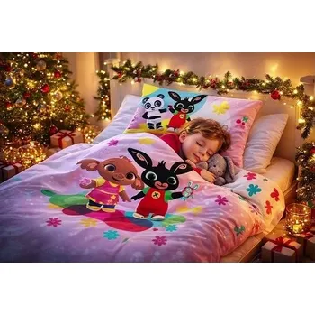 Povlečení POVLEČENÍ DO POSTÝLKY BING, SULA, růžové