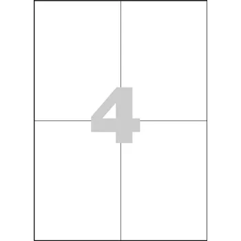 Speciální papír Univerzální samolepicí etikety Spoko 105 x 148,1 mm, 4 etikety na A4, 400 etiket v balení