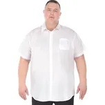 Pánská velká košile Duke D555 Delmar bílá (5XL)