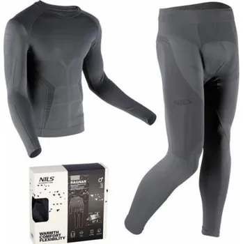 Set pánského termoprádla Nils Ragnar BTZ0060 šedý