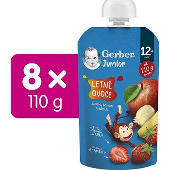 GERBER Junior kapsička Letní ovoce 8× 110 g