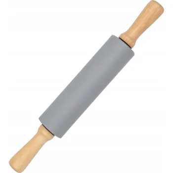 Váleček na těsto KAMAJU AK1007 VÁLEČEK šedý SILIKONOVÝ 38 Cm