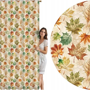 Obraz ZÁVĚS DO KUCHYNĚ OBÝVACÍHO POKOJE NA PÁSCE ŽABKY 140X250 LISTY ZKRÁCENÍ