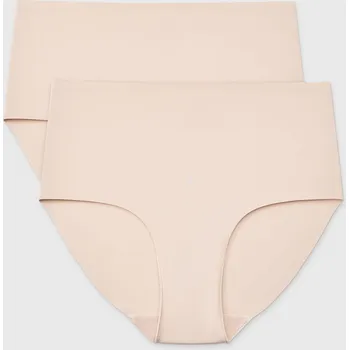 Kalhotky 2PACK Klasické kalhotky Simple se zvýšeným pasem