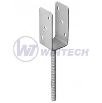 Tesařské kování Patka sloupku 60, PS 60U, 61x120x4, 1 ks TKRAA06104Z