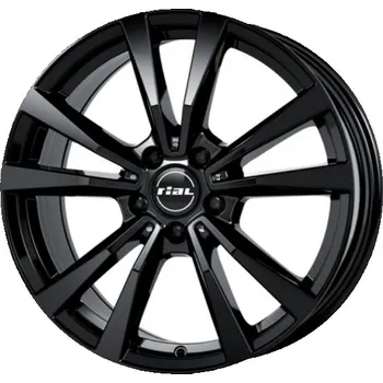 Alu kolo RIAL Alu Kola Rial M12x 8x19 5x112 ET52 - Diamond-Black 66.5