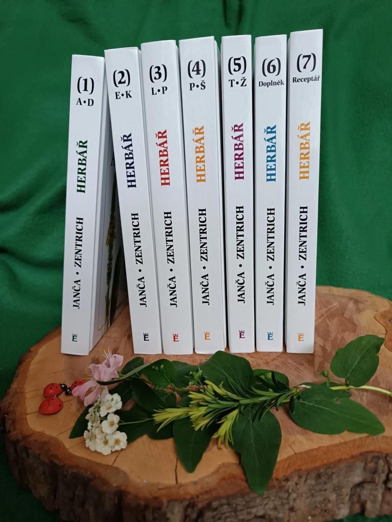 Eminent Herbář Janča & Zentrich – kompletní sbírka 1.–7. dílu - Léčivé byliny, účinky