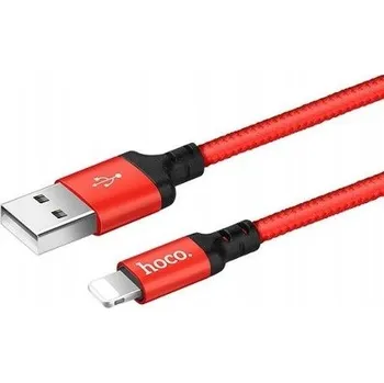 Kabel Hoco USB - Apple Lightning 1 m červený