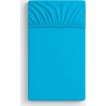 Prostěradlo Prostěradlo bavlněné s gumou do postýlky 120x60 cm - tyrkysové