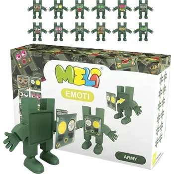 ostatní stavebnice Sada kostek Meli Emoti Army