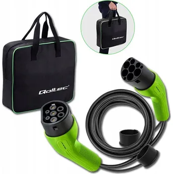Nabíjecí stanice pro elektromobil Qoltec Kabel EV Typ 2 pro nabíjení elektromobilu 230V 7kW 32A 5m
