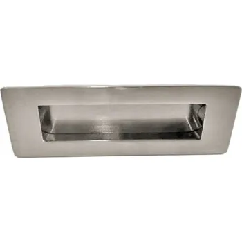 Nábytkové kování Nábytková úchytka zapuštěná MD13 inox L-76 mm