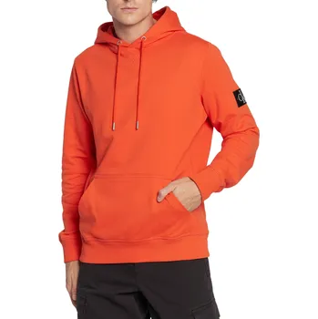 Pánská mikina Pánská mikina Calvin Klein Jeans J30J314036 S04 CORAL ORANGE Velikost: L