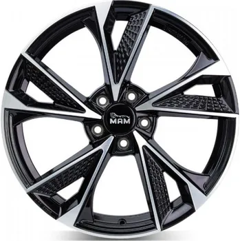 Alu kolo MAM Alu Kola Mam Rs6 8X18 5X114.3 ET30 Black Front Polish 72.6
