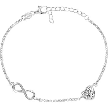 Módní doplněk Brilio Silver Stylový stříbrný náramek s ozdobami BRC33W + 2 měsíce na vrácení zboží