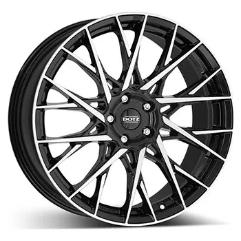 Disk DOTZ Alu Kola Dotz Fuji 8x19 5x112 ET44 Black Glossy Polished 57.1