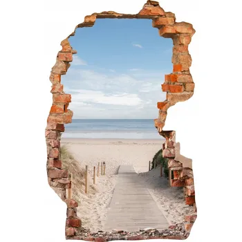 Fototapeta Samolepky 80x125 cm na zeď fototapeta 3D Díra 502