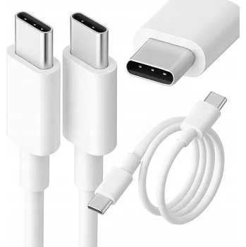 Datový kabel Kabel TRX USB-C - USB-C 1 m bílý