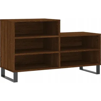 Botník Botník hnědý dub 102 x 36 x 60 cm s kovovými nožičkami