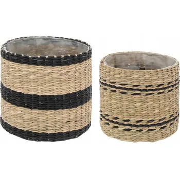 Květináč Květináč 15 x 15 cm ratanový hnědý