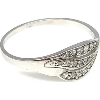 Prsten Diante Zlatý prsten s bílým kamenem 31500254