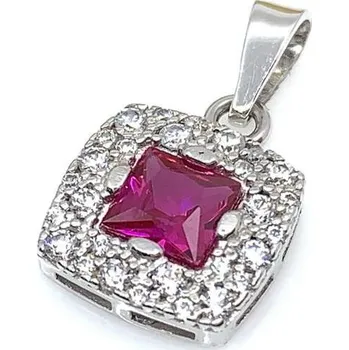 Přívěsek Diante Zlatý přívěsek s červeným kamenem 31502278