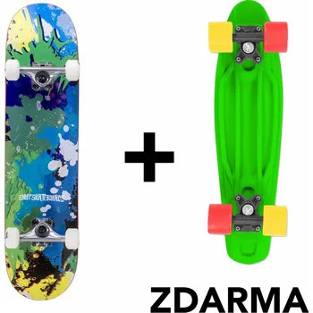Skateboard Enuff - Splat - 7,75" - Green/Blue skateboard