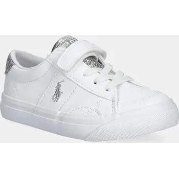 Chlapecké tenisky Dětské sneakers boty Polo Ralph Lauren RYLEY PS RL02066100 stříbrná SLV, EUR 25