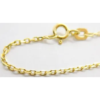 Řetízek Klenoty Budín Pevný prodloužený přívěskový zlatý řetízek (očka) 585/2,74gr 55cm H6006 (Klenoty Budín Pevný prodloužený přívěskový zlatý řetízek (očka) 585/2,74gr 55cm H6006)