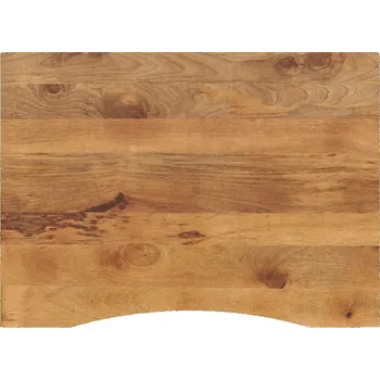 Psací stůl Dřevěná deska k psacímu stolu z manga 100 x 80 x 2,5 cm přírodní