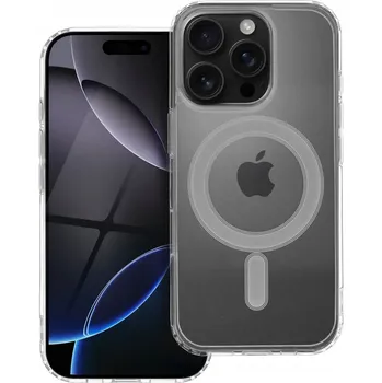 Pouzdro na mobilní telefon POUZDRO Clear Mag Cover s MagSafe pro IPHONE 16 PRO TRANSPARENTNÍ