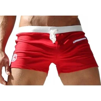 Pánské kraťasy Pánské plavky šortky s kapsou Kraťasy na zavazování - M