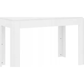 Jídelní stůl Jídelní stůl bílý s vysokým leskem 120 x 60 x 76 cm