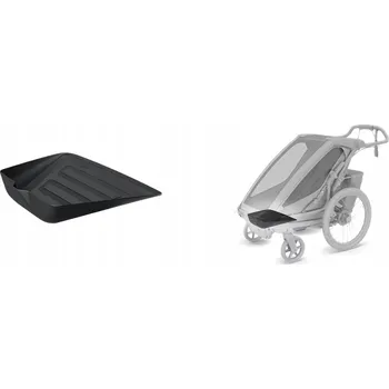 vozík za kolo Gumová podložka pod nohy pro dítě do jednomístného vozíku Thule Chariot