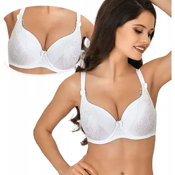 Podprsenka Podprsenka Nikola s kosticemi, vyztužená, Jagoda 95C bílá