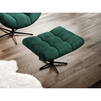 Taburet Čalouněný Taburet Mirjan zelený