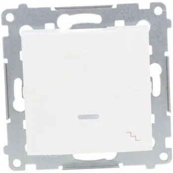 vypínač Jednopólový vypínač pod omítku Simon bílý DW6L.01/11